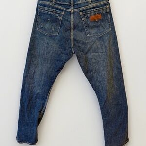 Wrangler Retro Men's Slim Boot Blue Denim Jeans Blue Jeans - Size 36x32 NWOT